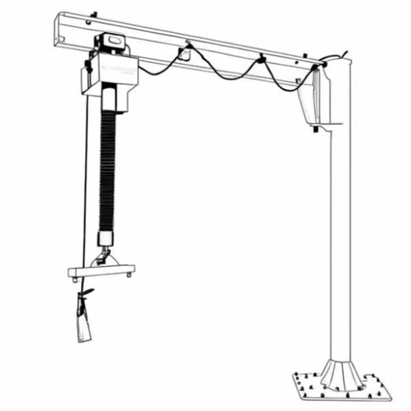 洁净车间立柱式旋臂吊